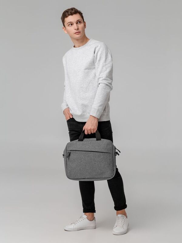 Сумка для ноутбука The First, синяя арт.6836.40