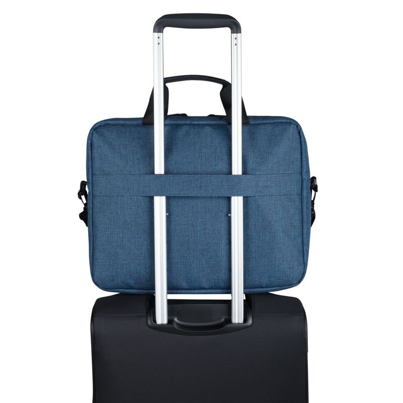 Сумка для ноутбука The First, синяя арт.6836.40