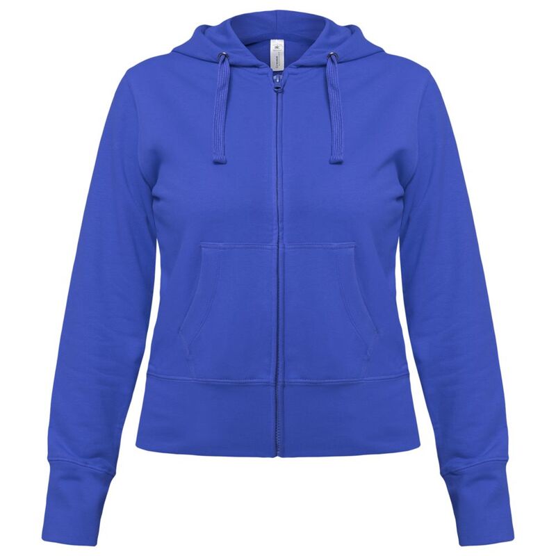 Толстовка женская Hooded Full Zip ярко-синяя арт.WW642450