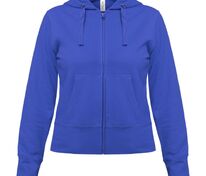 Толстовка женская Hooded Full Zip ярко-синяя арт.WW642450