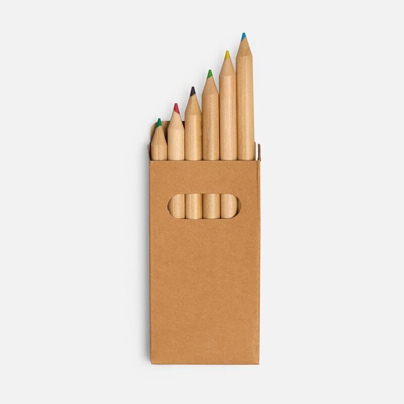 Набор цветных карандашей Pencilvania Mini, крафт арт.6902.00