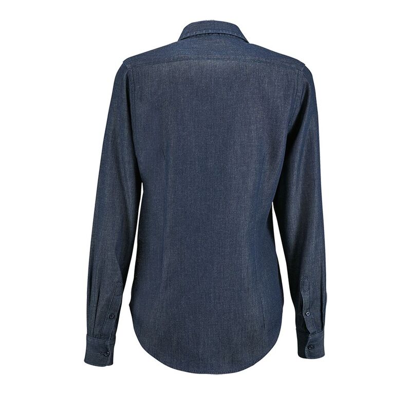 Рубашка женская Barry Women, синяя (деним) арт.02101600