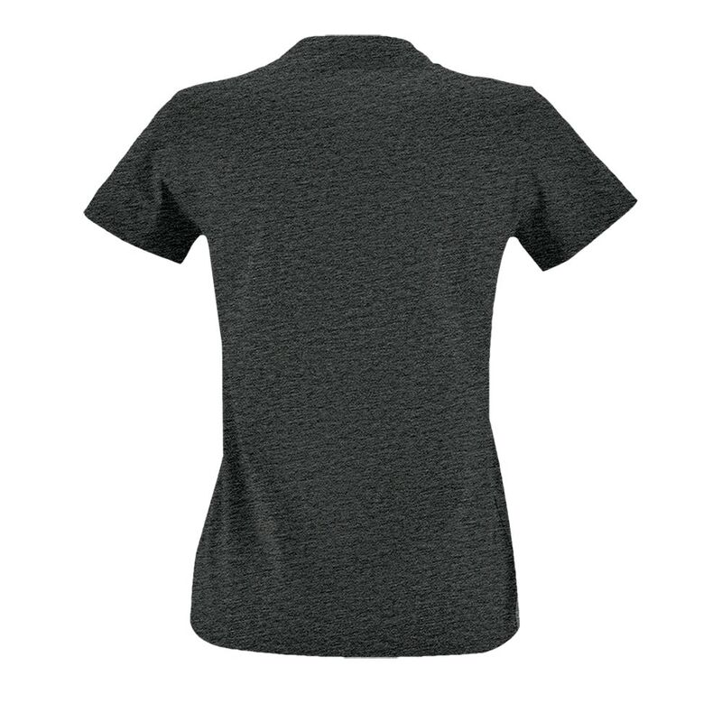 Футболка женская Imperial Fit Women, черный меланж арт.02080348