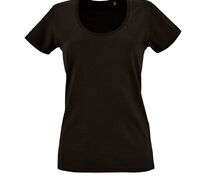 Футболка женская Metropolitan, черная арт.02079309