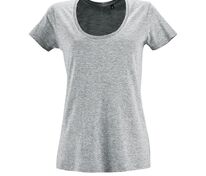 Футболка женская Metropolitan, серый меланж арт.02079350