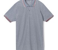 Рубашка поло мужская Paname Men, голубой меланж арт.02081218