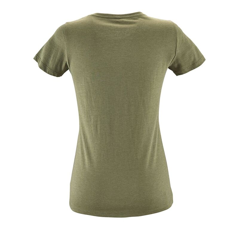 Футболка женская Regent Fit Women, меланж хаки арт.02758288