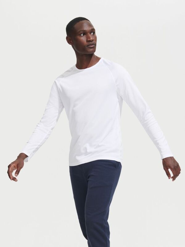 Футболка с длинным рукавом Sporty LSL Men, неоново-зеленая арт.02071286