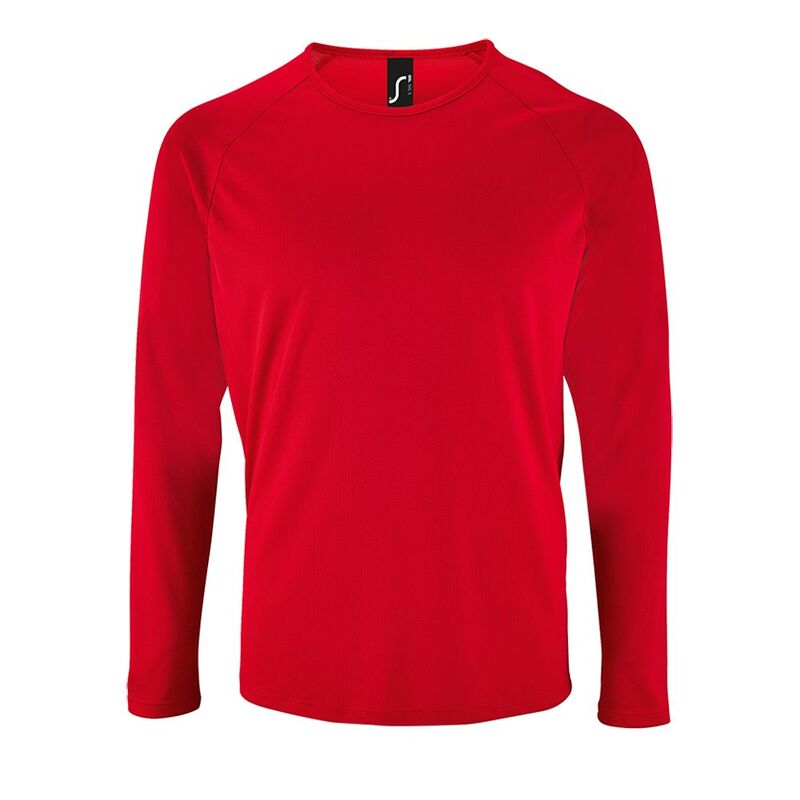Футболка с длинным рукавом Sporty LSL Men, красная арт.02071145