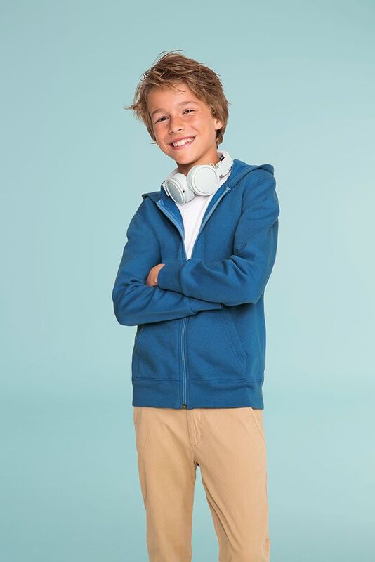 Толстовка детская Stone Kids, синяя арт.02092248