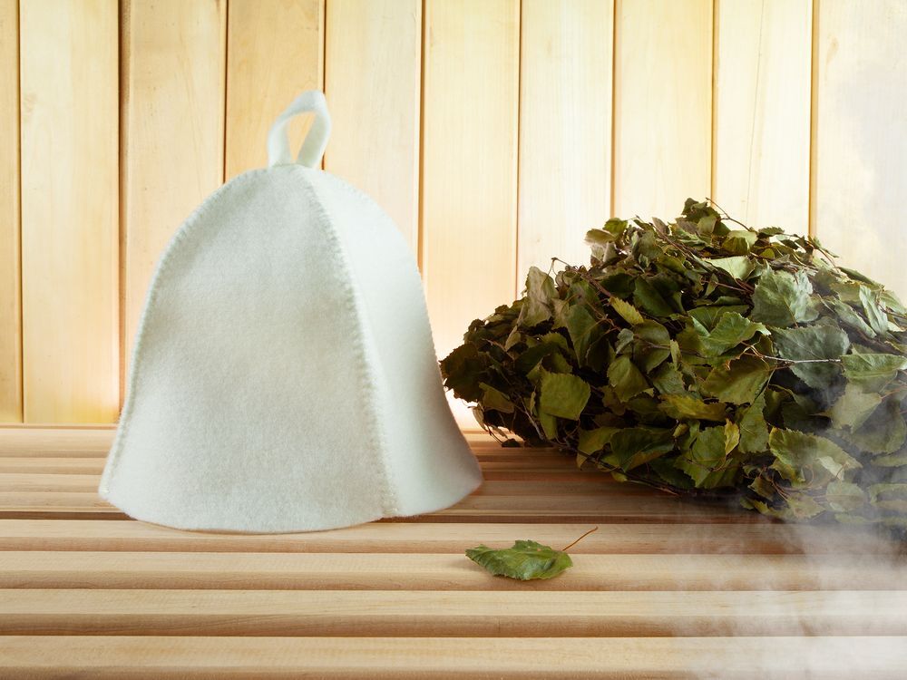 Банная шапка Heat Off, белая арт.7014.60