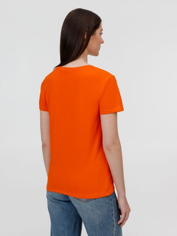 Футболка женская E190 красная арт.TW04T004