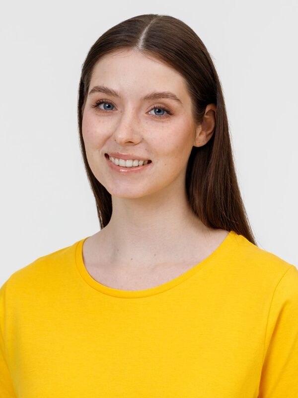 Футболка женская E190 желтая арт.TW04T210