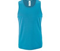 Майка мужская Sporty TT Men, ярко-бирюзовая арт.02073321