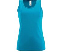 Майка женская Sporty TT Women, ярко-бирюзовая арт.02117321