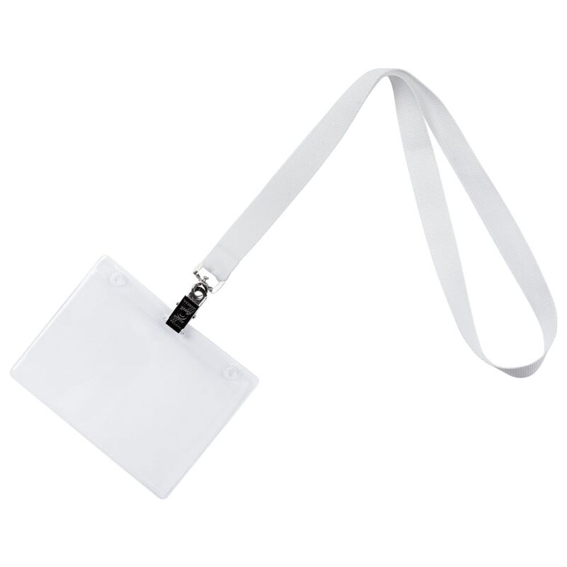 Лента для бейджа Neckband, белая арт.6876.60