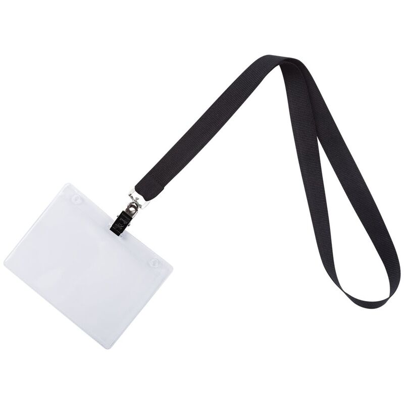 Лента для бейджа Neckband, черная арт.6876.30