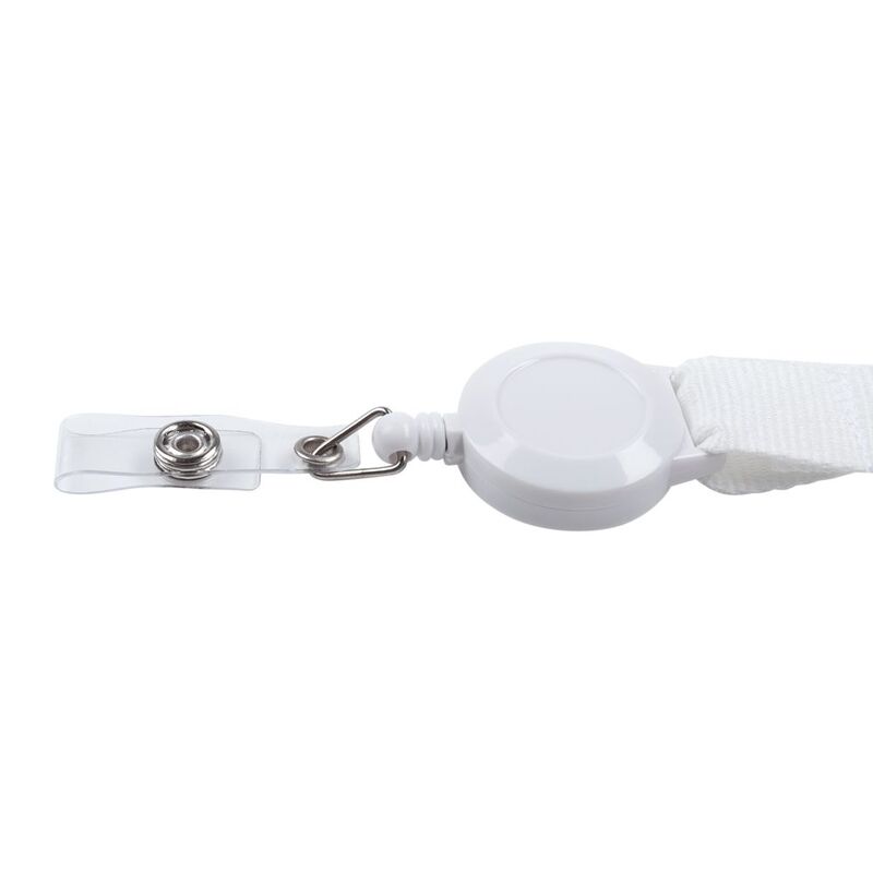 Лента для бейджа с ретрактором Retract, белая арт.6877.60