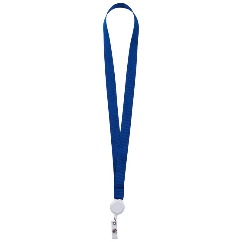 Лента для бейджа с ретрактором Retract, синяя арт.6877.40