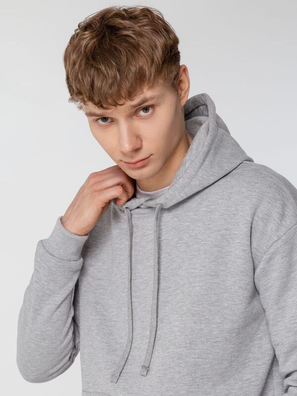 Толстовка с капюшоном Unit Kirenga Heavy, серый меланж арт.6926.11