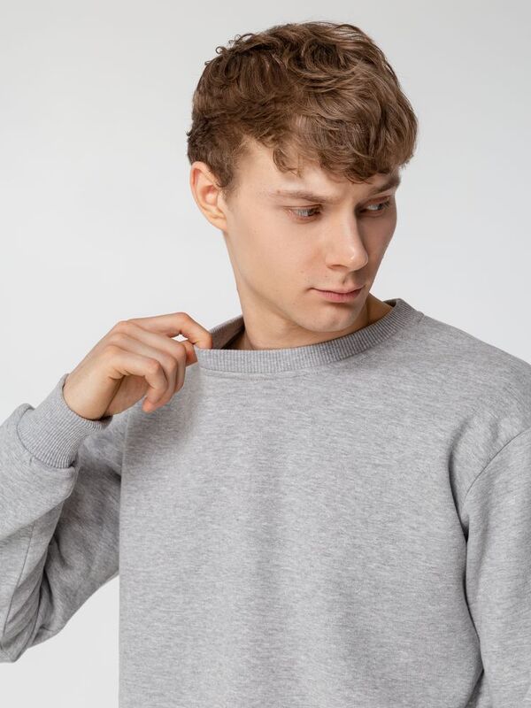 Толстовка Unit Toima Heavy, серый меланж арт.6928.11