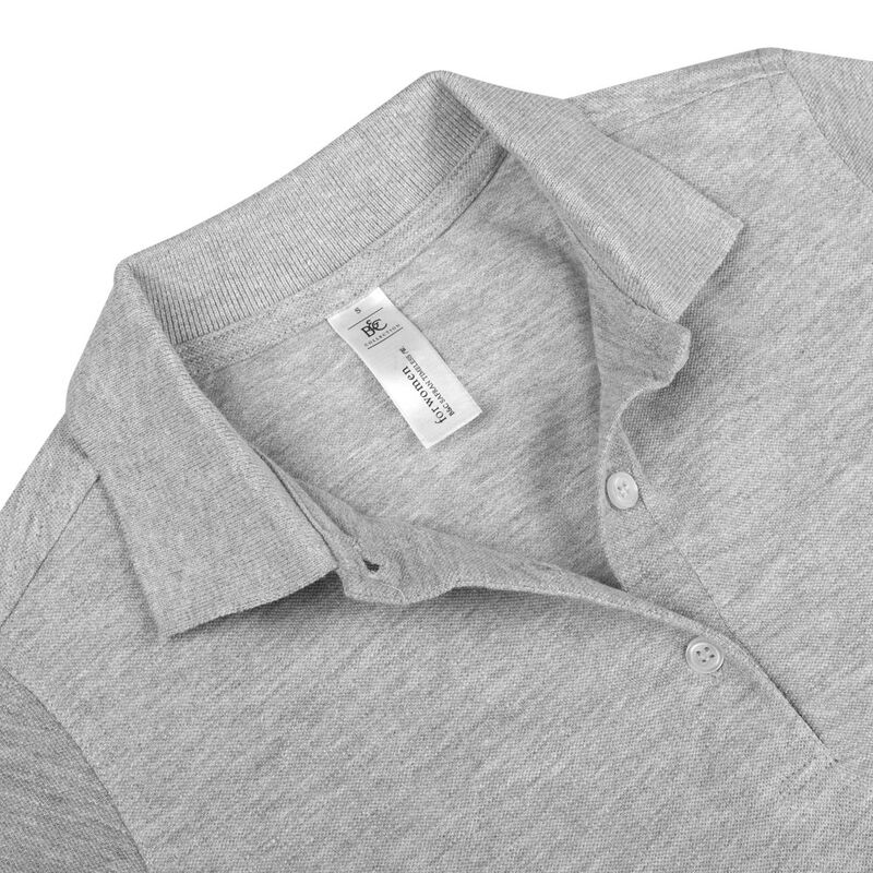 Рубашка поло женская Safran Timeless серый меланж арт.PW457610