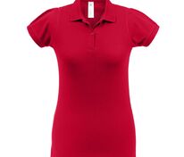 Рубашка поло женская Heavymill красная арт.PW460004
