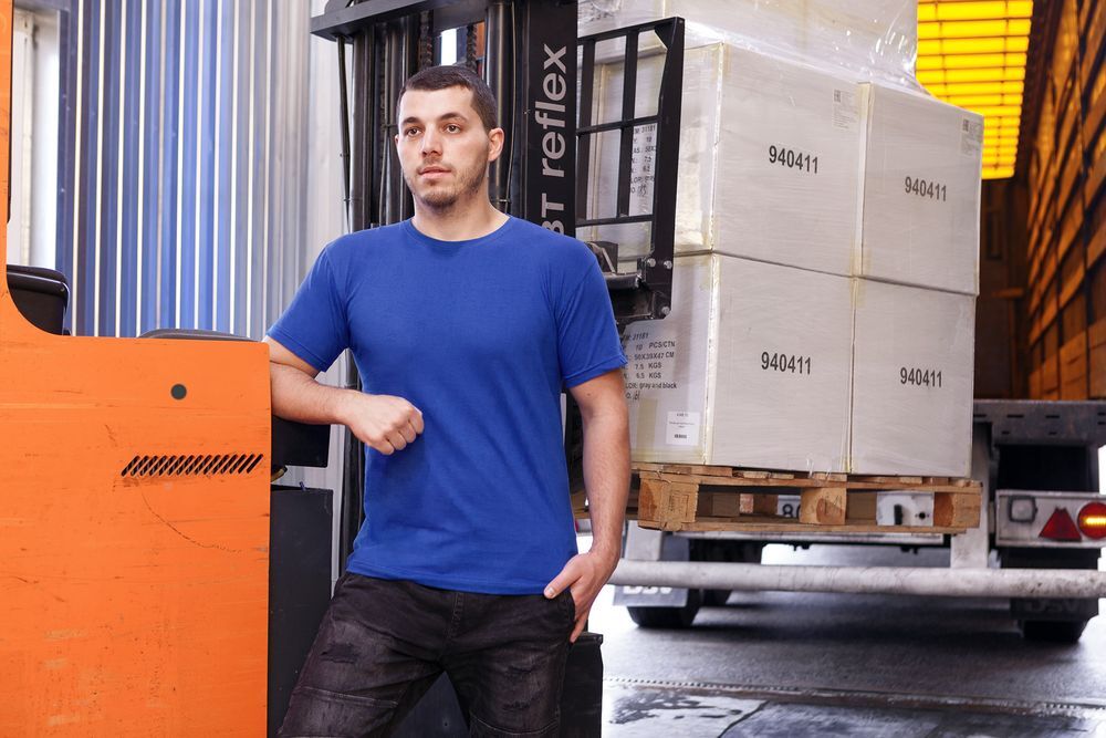 Футболка унисекс T-Bolka 180, темно-синяя арт.6994.40