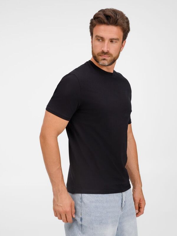 Футболка унисекс T-Bolka 180, черная арт.6994.30