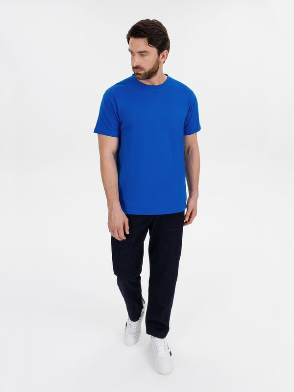 Футболка унисекс T-Bolka 180, ярко-синяя арт.6994.44