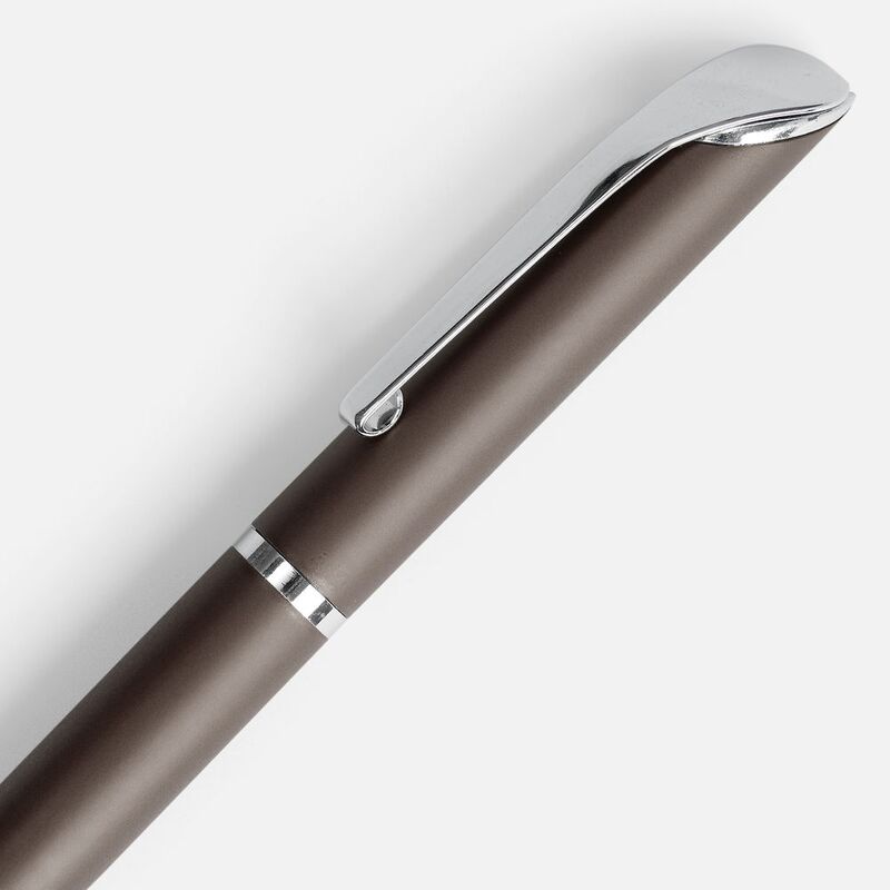 Ручка шариковая Glide, серо-коричневая арт.6886.11