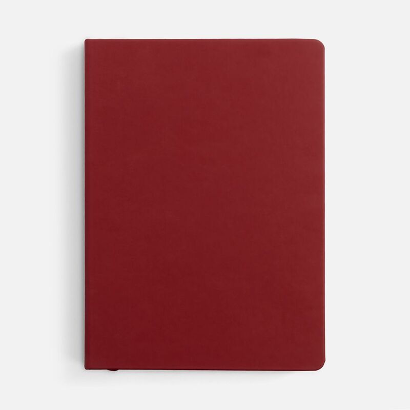 Ежедневник Shall, недатированный, красный арт.7880.50