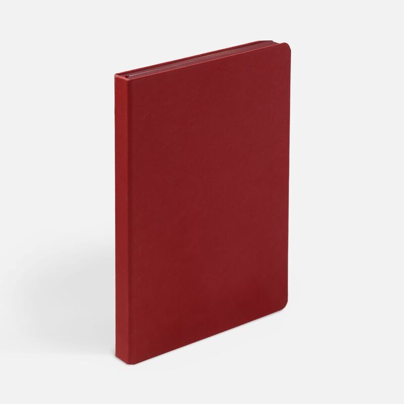 Ежедневник Shall, недатированный, красный арт.7880.50