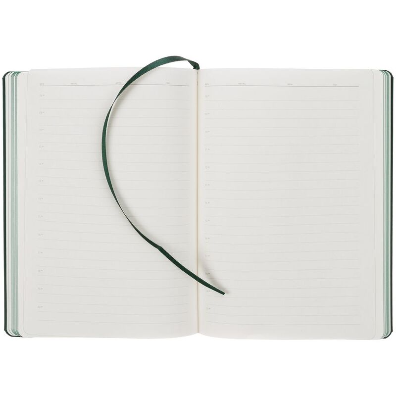 Ежедневник Shall, недатированный, зеленый арт.7880.90