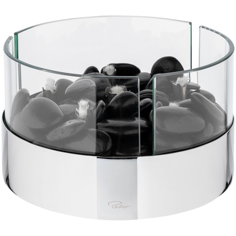 Настольный камин Magnifique с базальтовыми камнями, ver.2 арт.254002.02