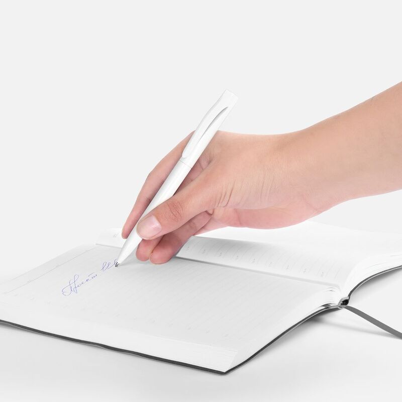 Ручка шариковая Pin, белая арт.5522.60