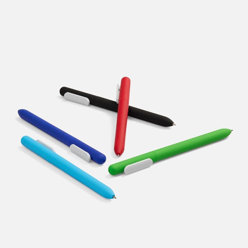 Ручка шариковая Swiper Soft Touch, красная с белым арт.6969.65