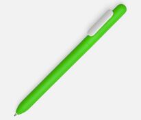 Ручка шариковая Swiper Soft Touch, зеленая с белым арт.6969.69