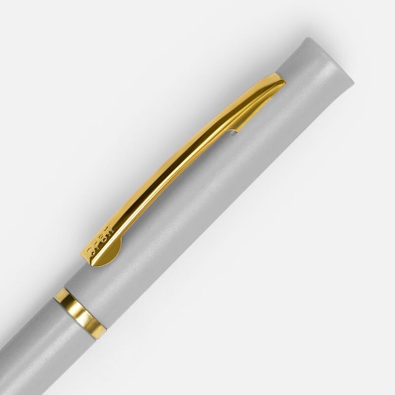 Ручка шариковая Euro Gold, серая арт.4475.11