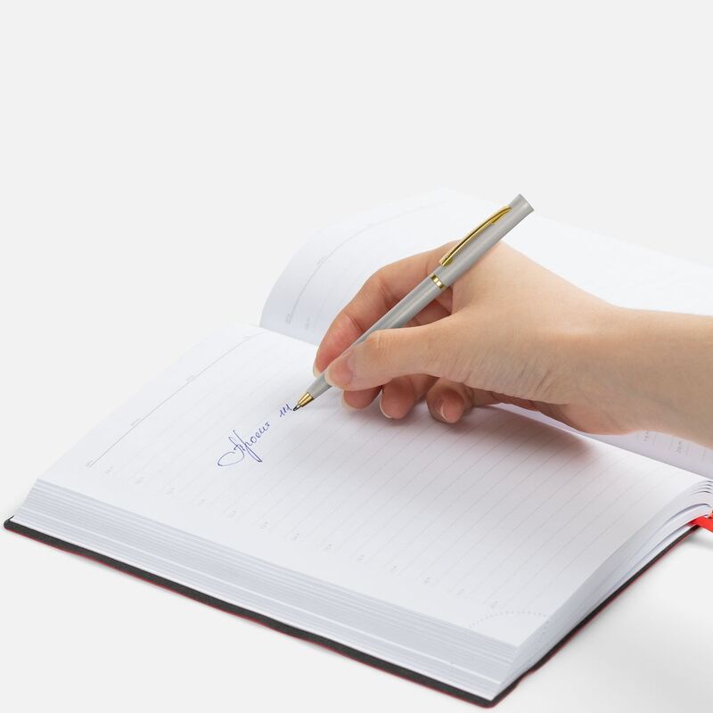 Ручка шариковая Euro Gold, серая арт.4475.11