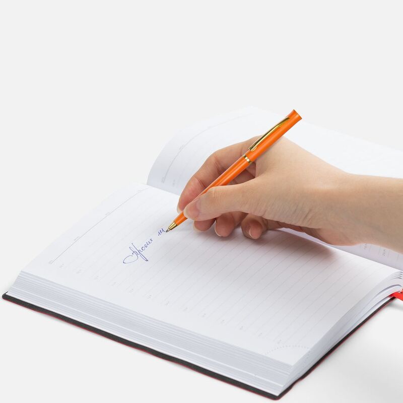 Ручка шариковая Euro Gold, оранжевая арт.4475.20