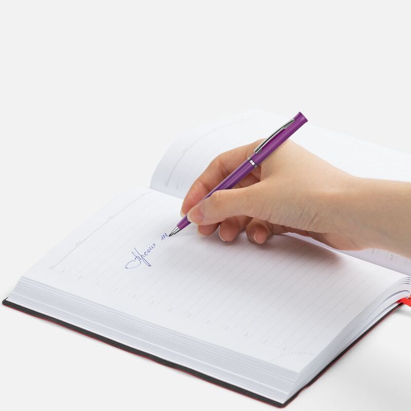 Ручка шариковая Euro Chrome, фиолетовая арт.4478.70