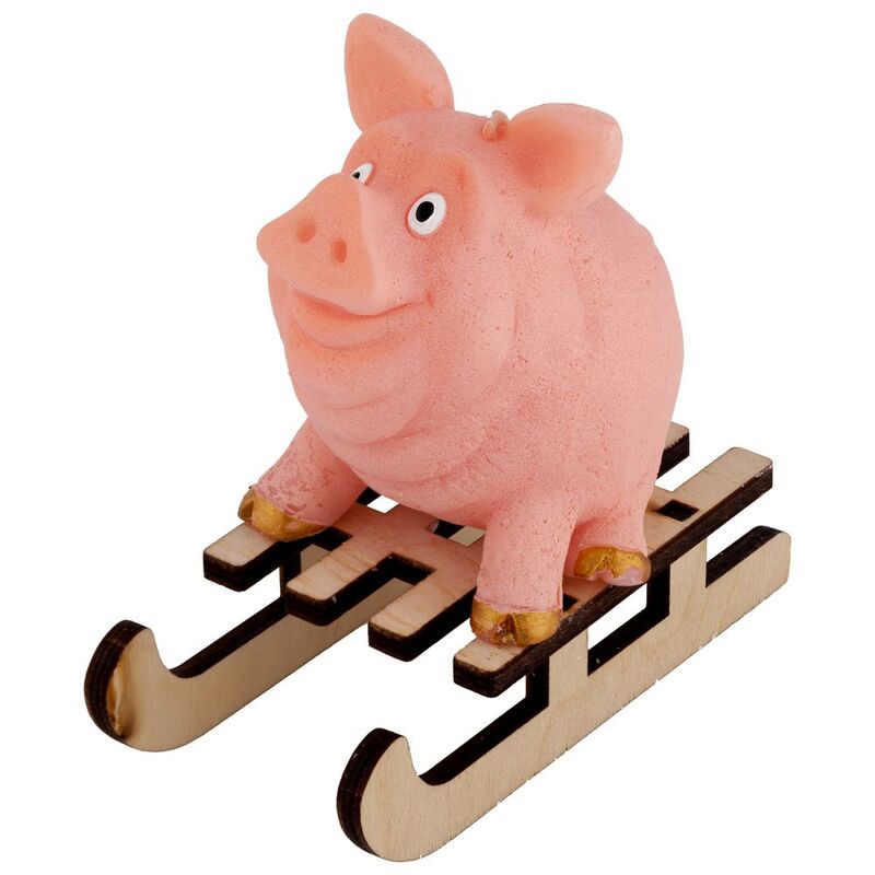 Свеча &laquo;Саночки&raquo; арт.797