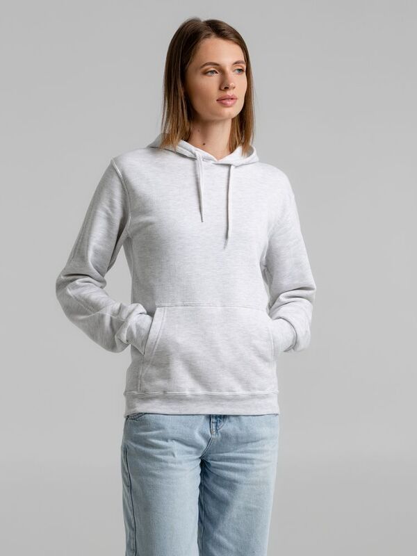 Толстовка с капюшоном Snake II светло-серый меланж арт.7611.16