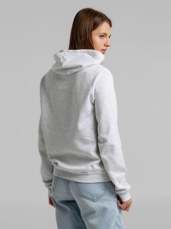 Толстовка с капюшоном Snake II светло-серый меланж арт.7611.16
