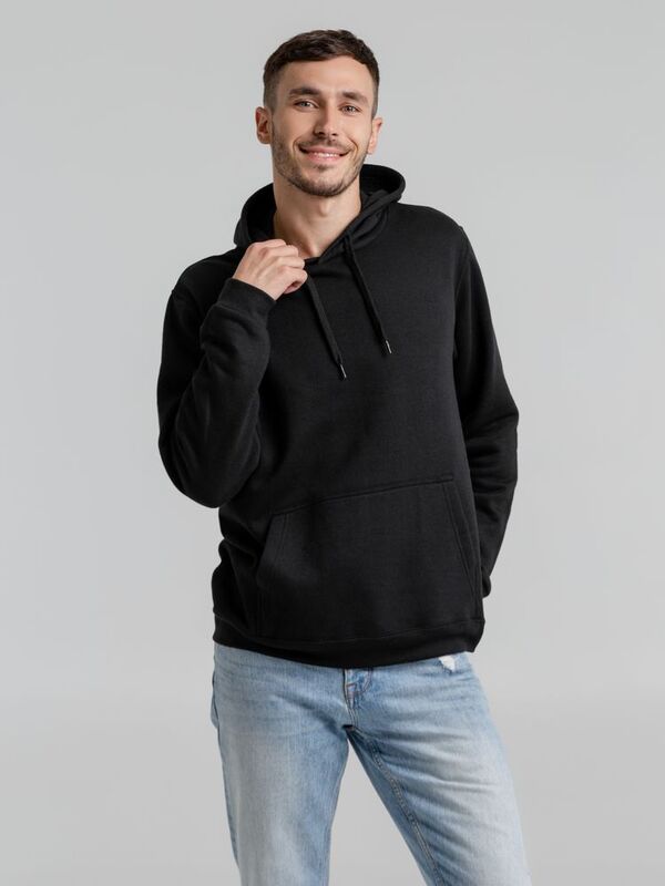 Толстовка с капюшоном Snake II черная арт.7611.30