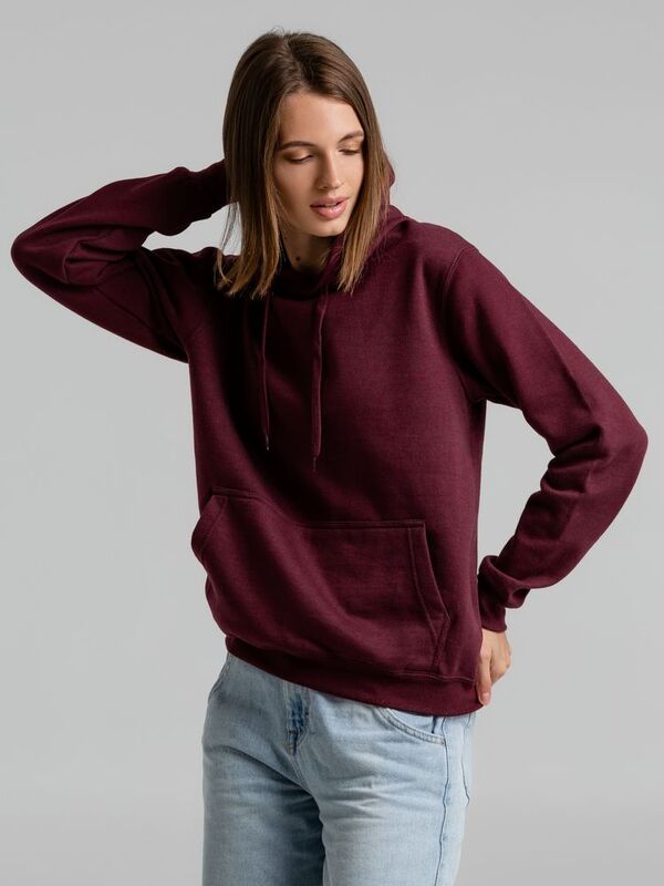 Толстовка с капюшоном Snake II бордовая арт.7611.55