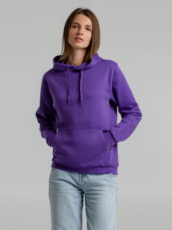 Толстовка с капюшоном Snake II темно-фиолетовая арт.7611.78