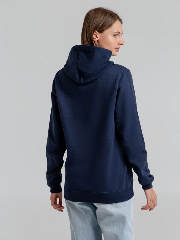 Толстовка с капюшоном Snake II темно-синяя арт.7611.40