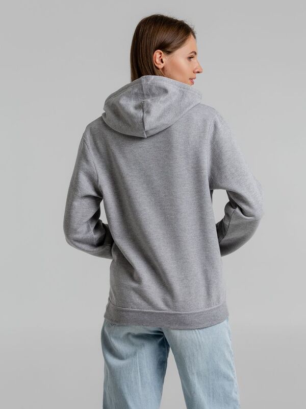 Толстовка с капюшоном Snake II серый меланж арт.7611.11